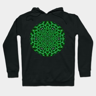 Dark Green Mandala Hoodie